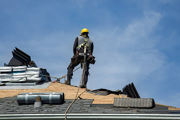 Professional Roofing technician working in Caddo, OK